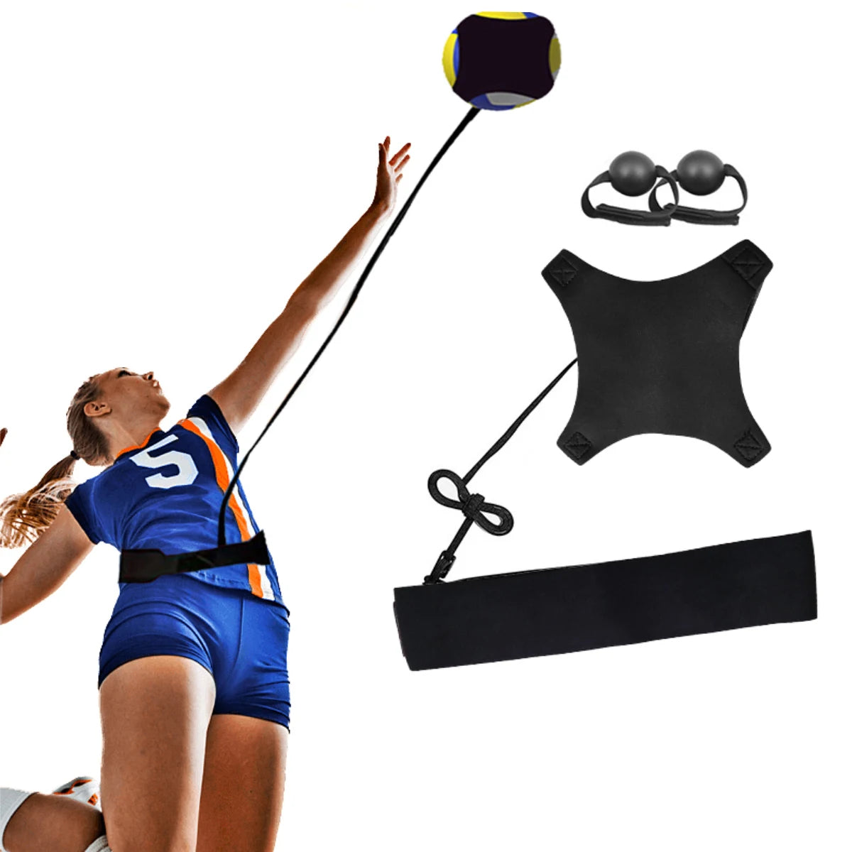 One packaging of volleyball trainer with elastic cord 1 pair of orthotics