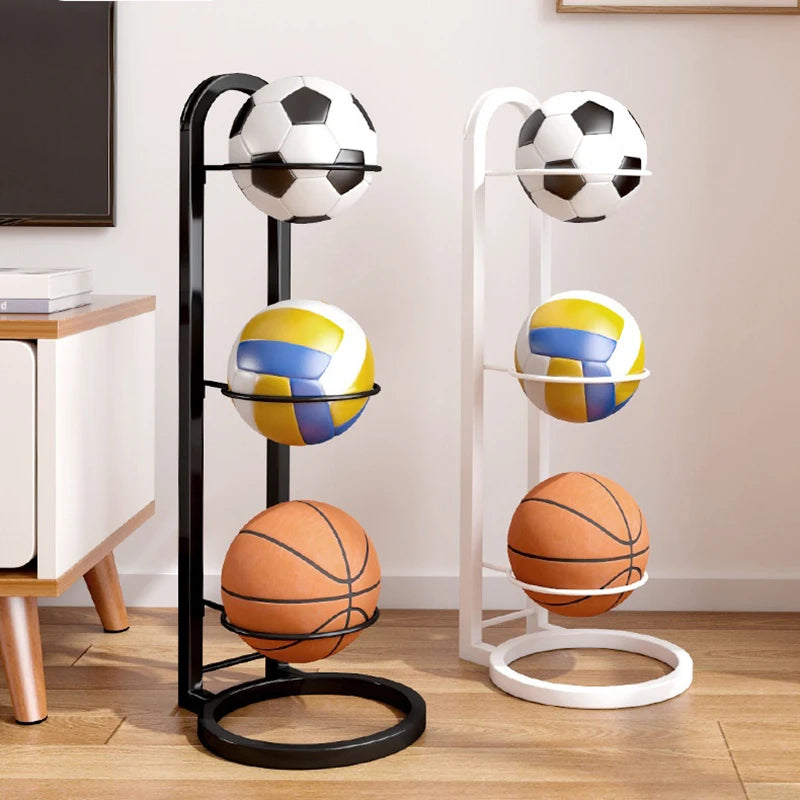 Indoor Children Ball Storage Rack Put Ball Storage Basket Placed Rack Volleyball Stand Holder Space