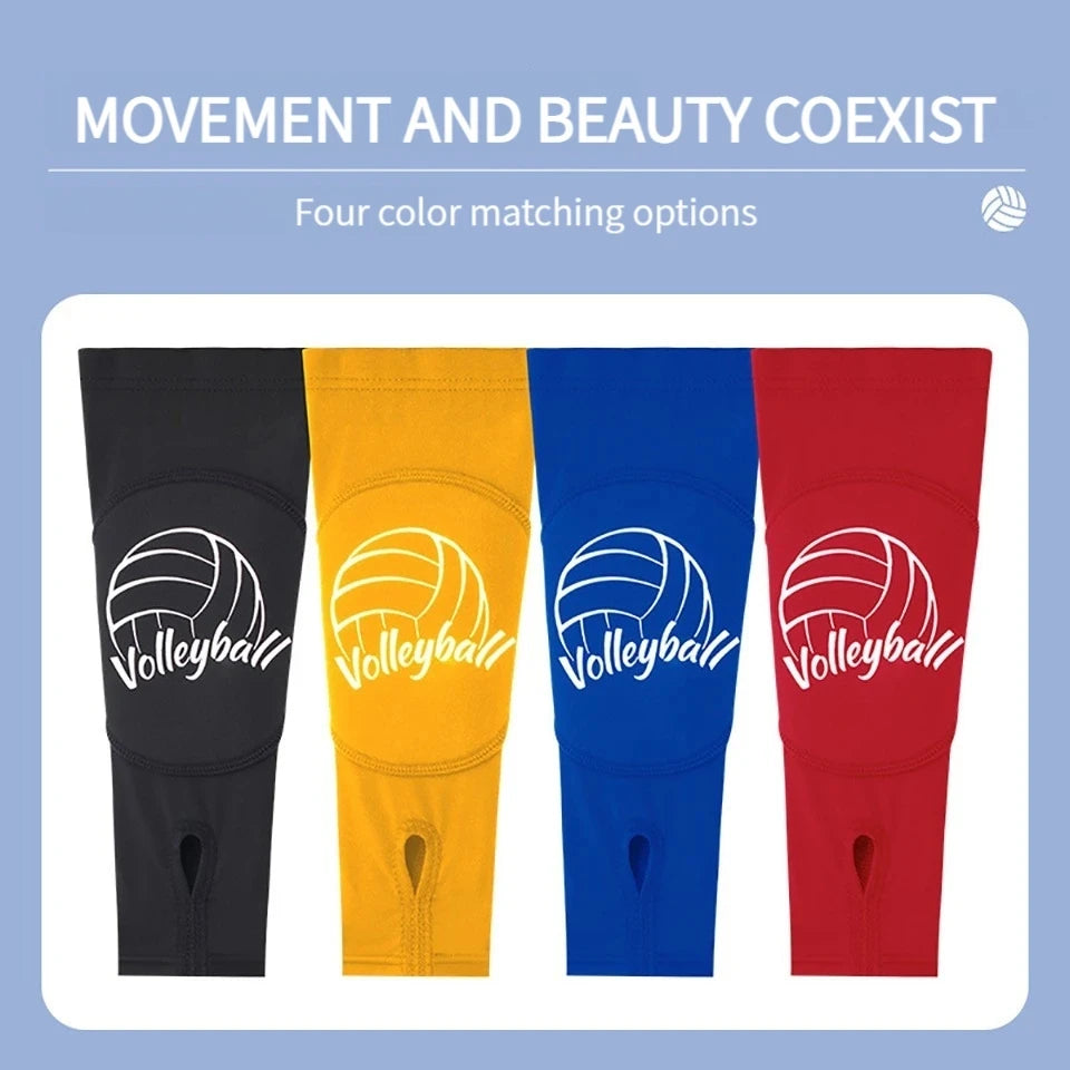 LOOGDEEL 1Pair Volleyball Arm Sleeve Forearm Compression Training Basketball Wrist Support Brace Protector Sports Arm Guard Men