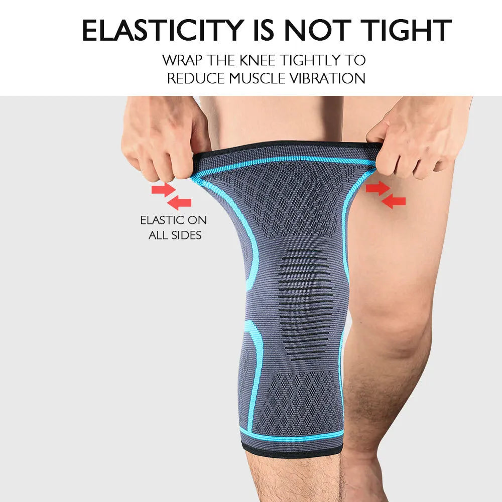 1/2PCS Fitness Running Cycling Knee Support Braces Elastic Nylon Sport Compression Knee Pad Sleeve for Volleyball