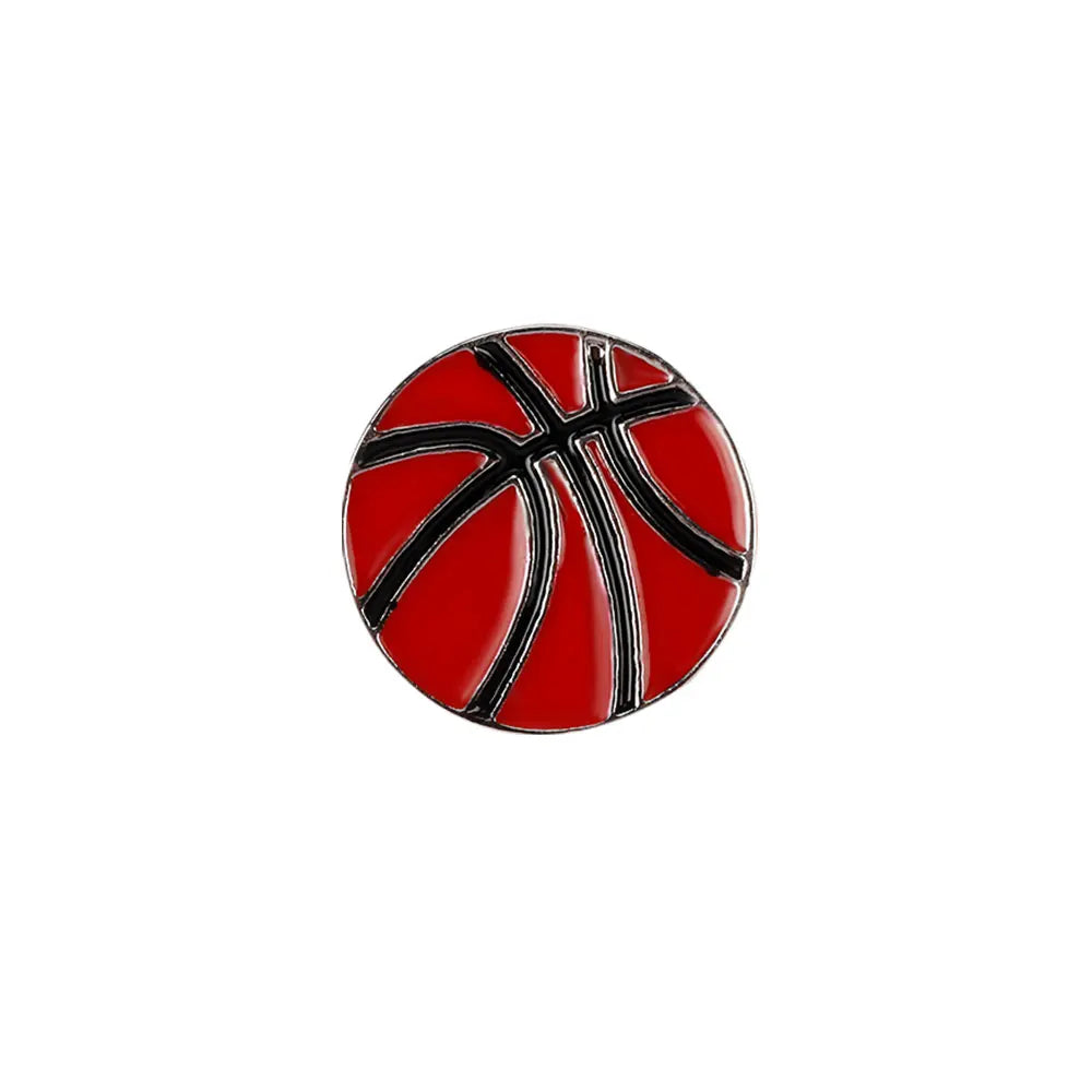 Football Basketball Rugby Baseball Beach ball Volleyball Hard Enamel Pins For Sport Lovers Bag Backpack Jacket Jewelry Brooches