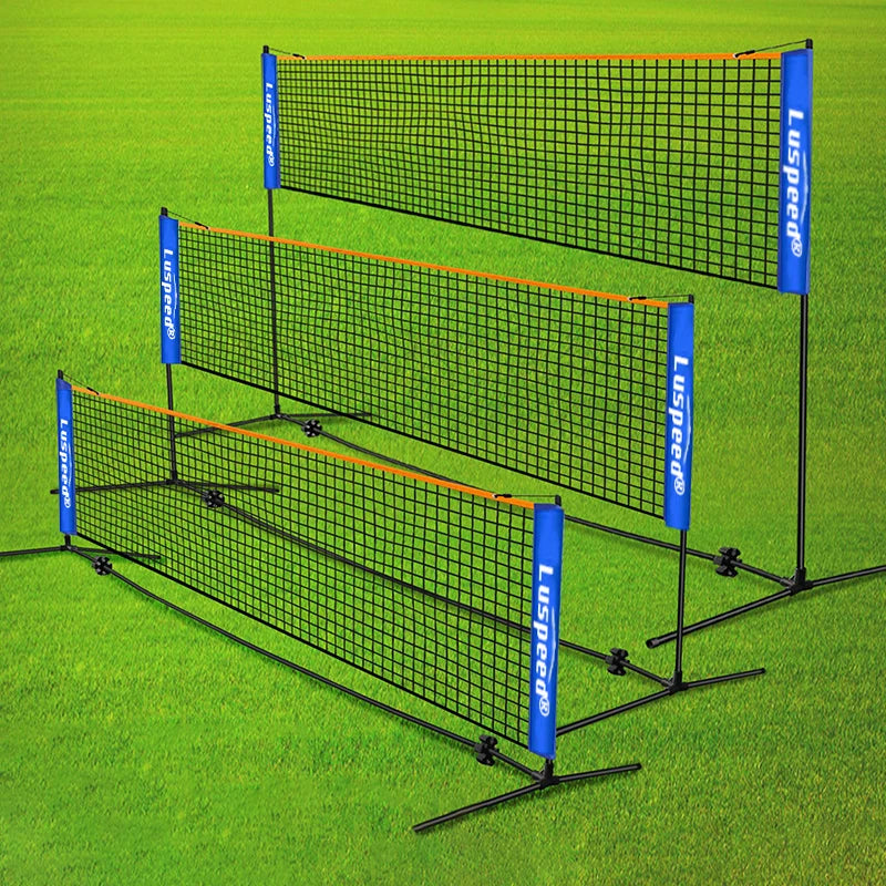 Portable Folding Standard Professional Net Indoor Outdoor Sports Volleyball Tennis Training Square Nets Mesh 4 Sizes