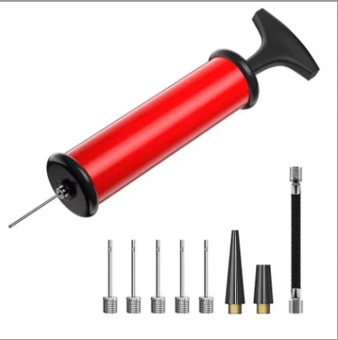 1 Set Inflator Ball Pump Needles Valve Adapter Set For Basketball Football Balloons Volleyball And Rugby