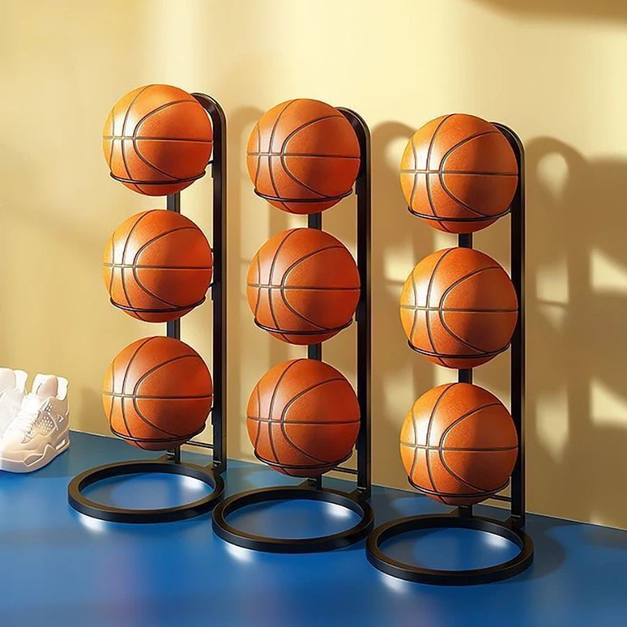 Indoor Children Ball Storage Rack Put Ball Storage Basket Placed Rack Volleyball Stand Holder Space