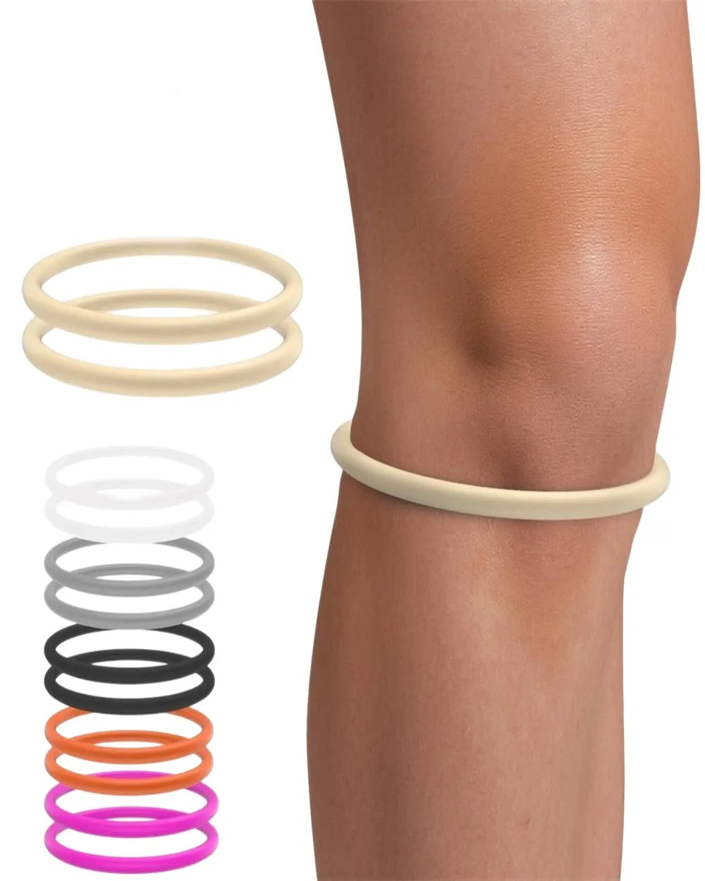 Patella Tendon Support Belt, Knee Pain Relief and Patella Stabilizer Knee Belt Support, Suitable for Hiking, Football, Basketball, Running, Jumper Knee, Tennis, Volleyball and Squat