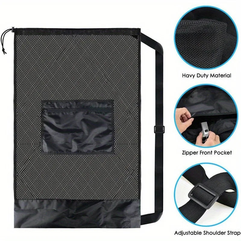 1 pc Soccer Basketball Drawstring Ball Bag Tennis Volleyball Storage Bag Sports Storage Bag Single Shoulder Easy to Carry